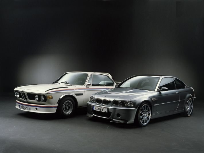ה-CSL המקורית וה-E46 שהופיעה ב-2003