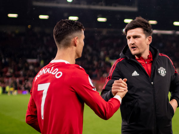 מגווייר ורונאלדו. יש אמון (Ash Donelon/Manchester United, Getty)