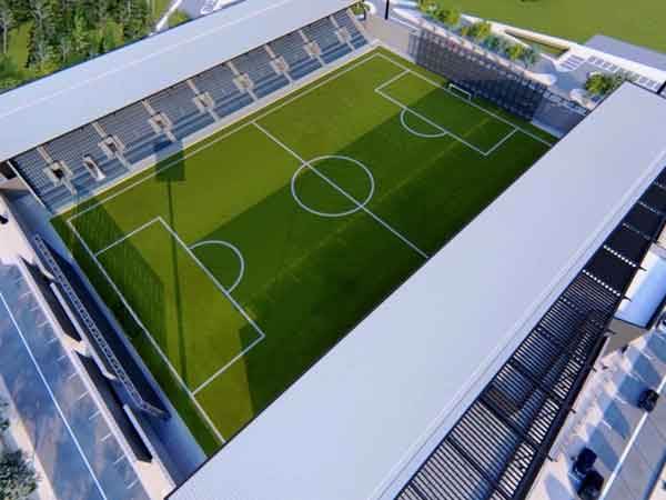 הדמייה של האצדטיון ברחובות (משרד גולדשמיט ארדיטי בן נעים)