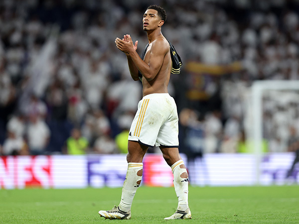 בלינגהאם. אימץ את הקרעים בגרביים (Gonzalo Arroyo Moreno/Getty Images)