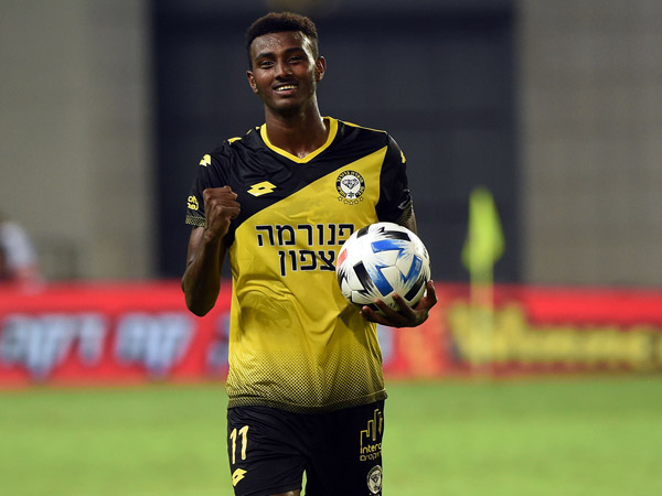 רגע השיא שלו. הרביעייה של מלדה נגד סכנין (צילום: אלן שיבר)