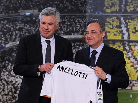 פרס עם אנצ'לוטי. אוהב כסף וכח