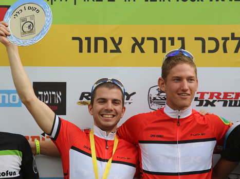 הזוכים הגדולים. שפירא ופרנק (צילום: גלעד קוולרצ'יק)