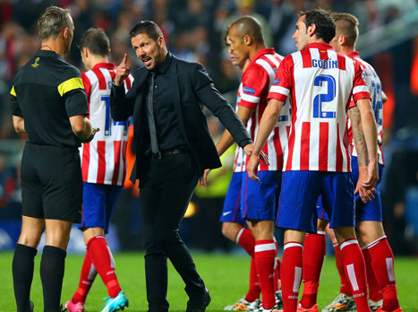 שחקני אתלטיקו וסימאונה מאוכזבים. "לא היה לנו כוח יותר" (gettyimages)