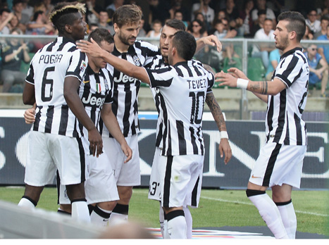 חגגו מוקדם מדי. שחקני יובה (gettyimages)