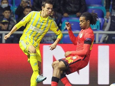 אסטנה כבר סיפקה את תוצאת הערב (getty)