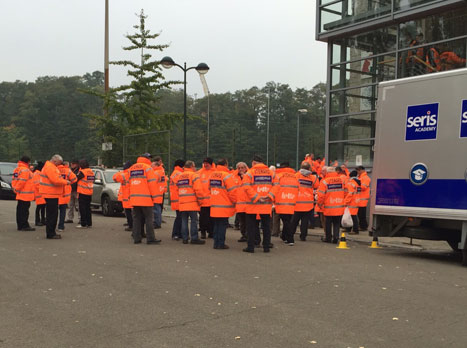 היערכות מוגברת בבלגיה (צילום: מאיה רונן)