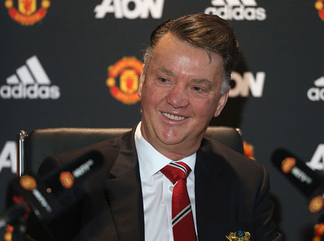 ואן חאל, לא מתרגש מסקוןלס (gettyimages)