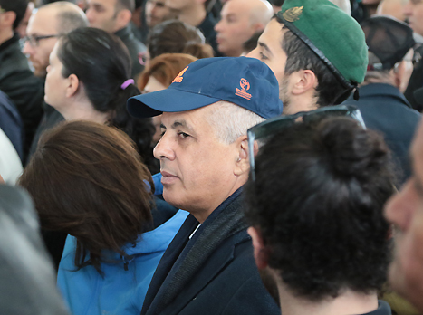 מאות אנשי ספורט הגיעו כדי לחלוק כבוד אחרון