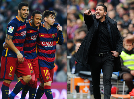 מסי, סוארס וניימאר (Getty)