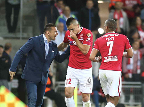 ברק בכר. יצא מעודד ממשחק העונה (צילום: אלן שיבר)