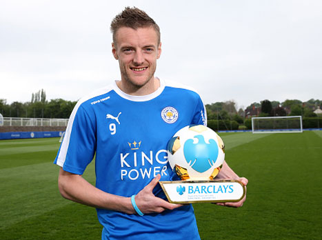 אחד משני נציגים של לסטר. וארדי (GETTYIMAGES)