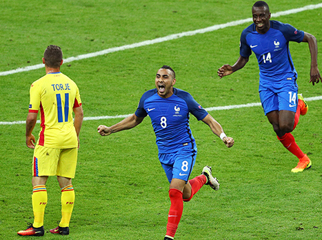 הקהל בצרפת עם חגיגה ביציעים (gettyimages)