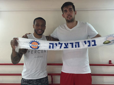 יצעידו את בני הרצליה לעונה טובה? גרין וקאנסביץ' (האתר של בני הרצליה)