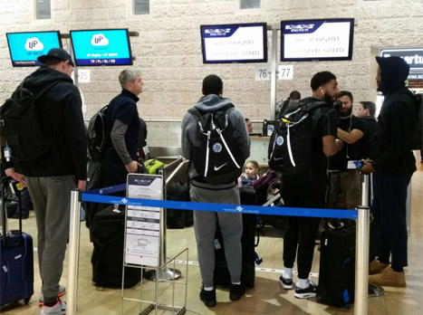 שחקני מכבי בנתב"ג. משחק החוץ הקשה ביותר ביורוליג