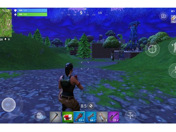 Fortnite בגרסת ה-iOS.