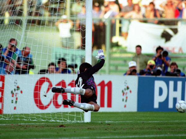 סחב את ארגנטינה לגמר. גויקויצ'אה ב-1990 (צילום: getty)