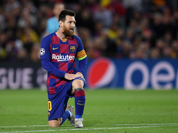 מסי והמצלמות אחרי ה-0:0 עם סלאביה (getty)