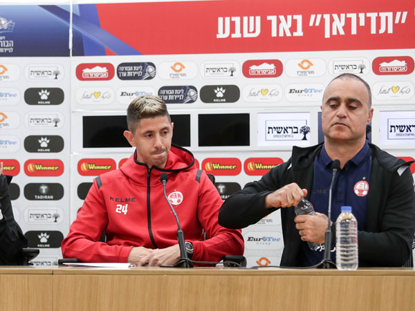 מליקסון יחד עם המנכ"ל, אסי רחמים (צילום: דני מרון)
