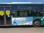 רק בישראל: פרסום טניס על גבי אוטובוסים