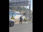 צפו בתיעוד: קטטה בין אוהדי מכבי ת"א וב"ש