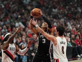 אבדיה ופורטלנד איבדו יתרון דו ספרתי וירדו ל-2:1 מול הספרס