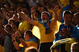 והקהל האוקראיני ידע להעריך (GETTY)