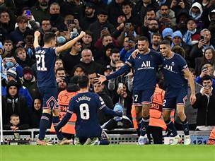 אמבפה סיים מהלך פנטסטי ברשת והדהים את איצטדיון האתיחאד (GETTY)