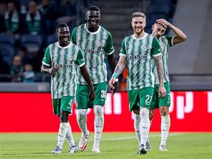 הירוקים חוגגים ניצחון קליל (מאור אלקסלסי)