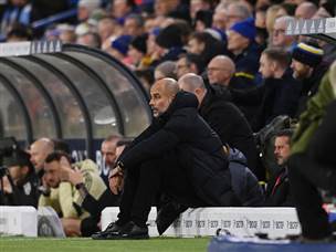 סיטי התקשתה במחצית הראשונה (GETTY)