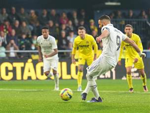 בנזמה. השווה זמנית בפנדל (Aitor Alcalde/Getty Images)