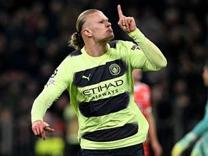 והולאנד ענה לבוז עם שער והשתקה (Getty)