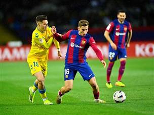 ברצלונה שלטה במשחק מהרגע הראשון (GETTY)