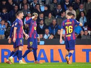 לאמין הפסיק לענות בשער מהיר משלו (Photo by MIGUEL RIOPA/AFP via Getty Images)