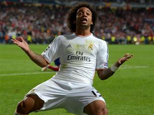 מרסלו. גם הוא שותף לחגיגת הגולים (gettyimages)