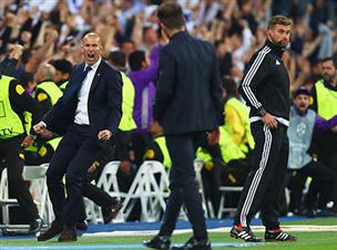 נוק אאוט של זידאן (getty)