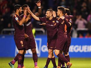 אליפות שביעית בתשע העונות האחרונות לברצלונה (getty)