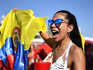 הקולומביאנים לא יכולים לחכות לשריקת הפתיחה (getty)