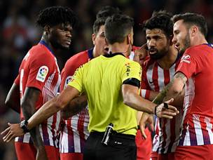 קוסטה. השאיר את אתלטיקו בחיסרון מספרי מוקדם (Getty)