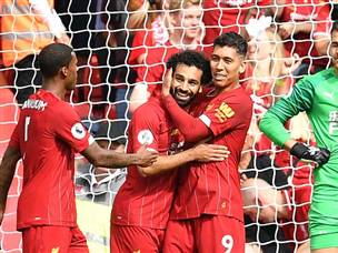 סלאח התכבד בשער גם כן מבישול גאוני של פירמינו (getty)