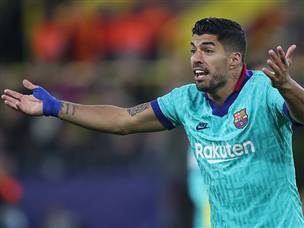 סוארס. לא הופיע למחצית הראשונה (getty Images)