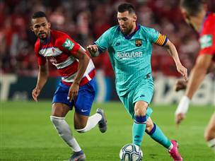 גם מסי לא הצליח להושיע את האלופה (getty)