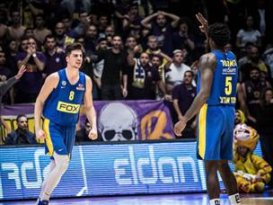 אבדיה והאנטר. מכבי ת"א עדיין מושלמת בליגה (עודד קרני)