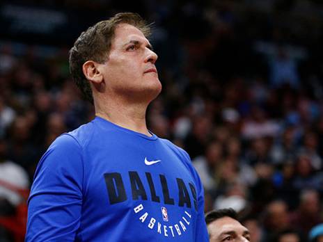 לא מפסיד אימון. מארק קיובן, הבעלים של דאלס (GETTY)