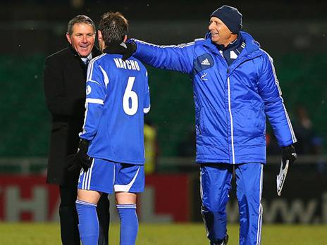 "ראיתי נבחרת שונה בליל הסדר". גוטמן עם נאתכו (GETTYIMAGES)