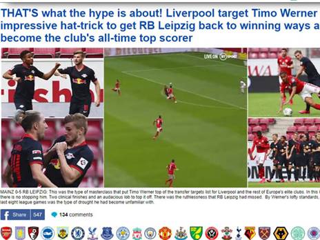 ה'דיילי מייל' בטוחים שההייפ סביב החלוץ בהחלט מוצדק