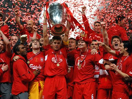 רגע השיא בקריירה. ג'רארד וגביע האלופות ב-2005