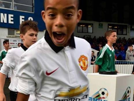 גרינווד הצעיר. סולשיאר זיהה את הכישרון כבר אז