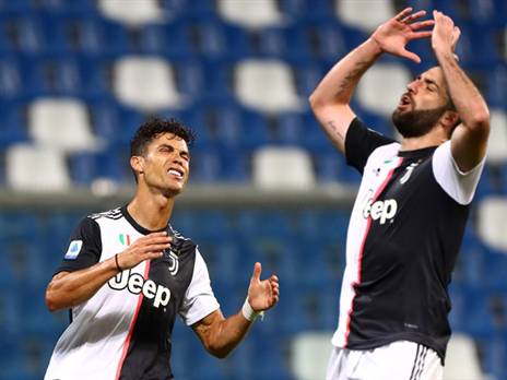 רונאלדו והיגוואין. זה רק התחיל טוב (Getty)