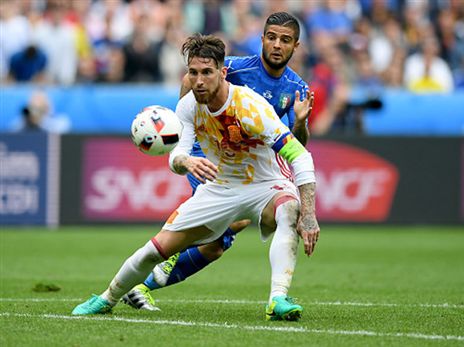 אינסינייה וראמוס במפגש הקודם ביורו (getty)